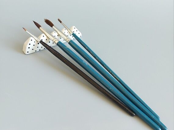 Paintbrush holder, ceramic paintbrush holder,...