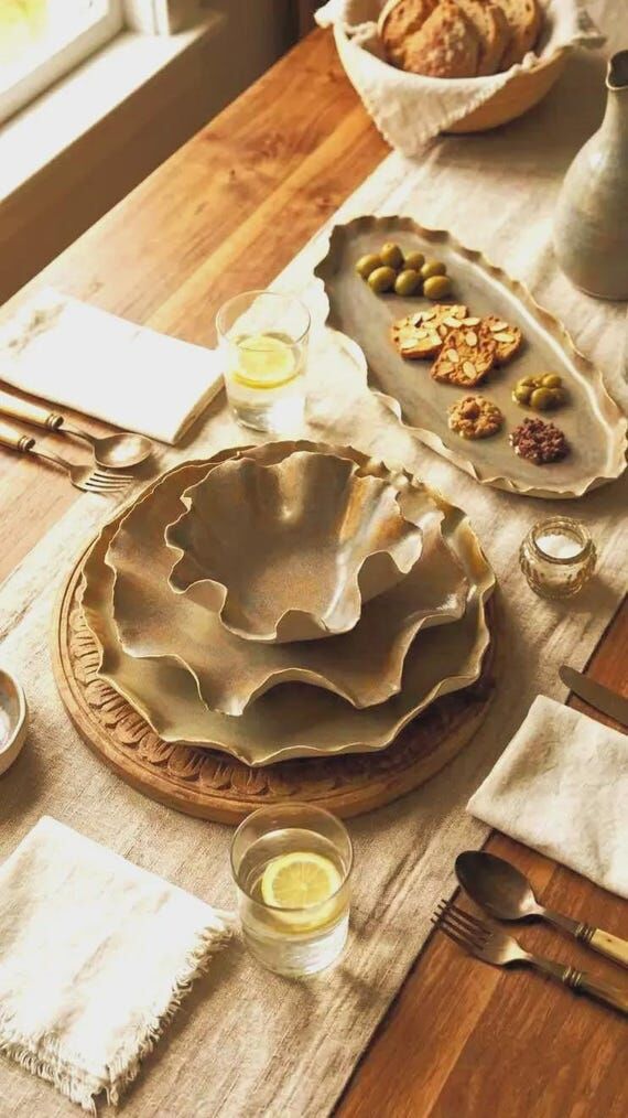 Gathered Moments | Organic Ceramic Dinnerware...