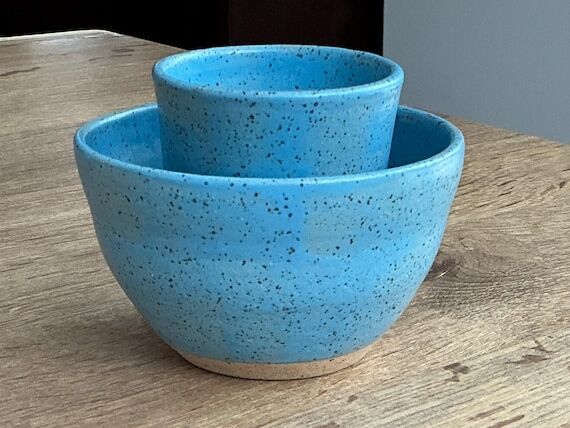 Small Ceramic Duo (1 bowl and 1 cup) | Handma...