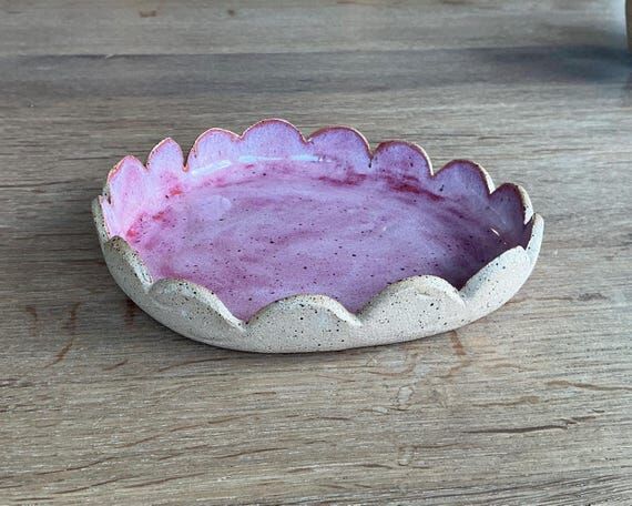 Irregular Shape Ceramic Plate | Handmade Pott...