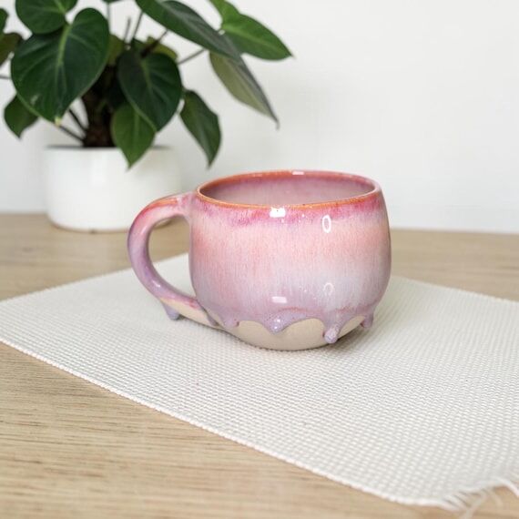Handcrafted Latte Mug – Large Wheel Thrown ...