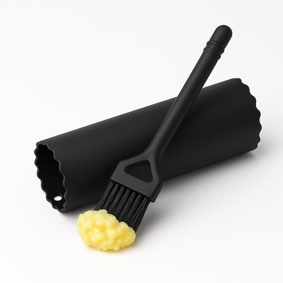 Silicone Garlic Peeler and Gathering Brush Se...