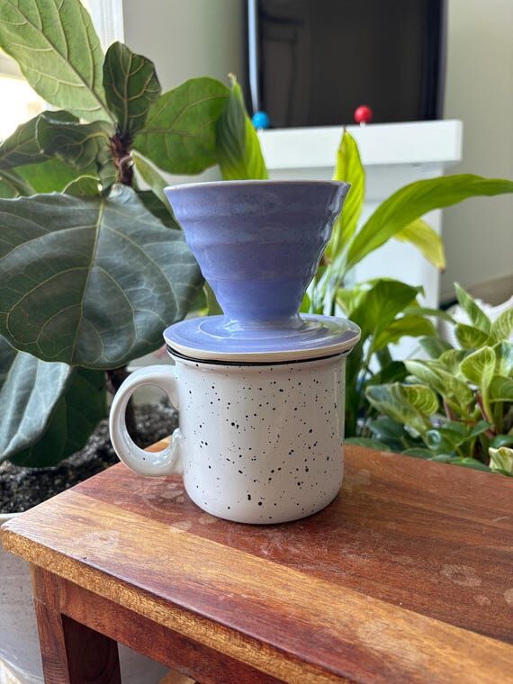 Handmade Ceramic Pour Over Coffee Dripper | L...