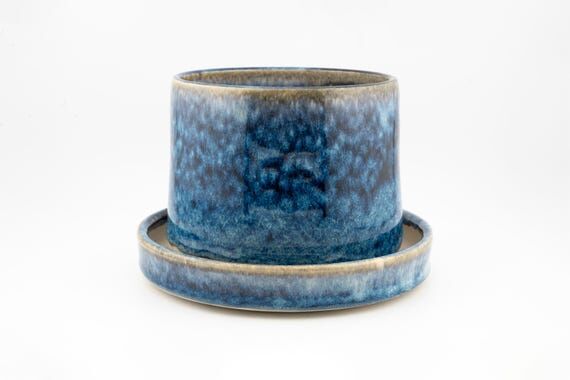 Indoor Ceramic 4" Tabletop Planter with ...