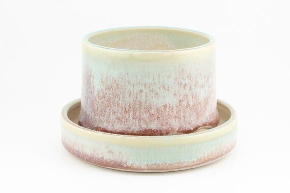 Indoor Ceramic 3" Tabletop Planter with ...