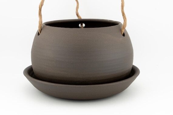 Indoor Handmade Ceramic Tabletop Planter with...