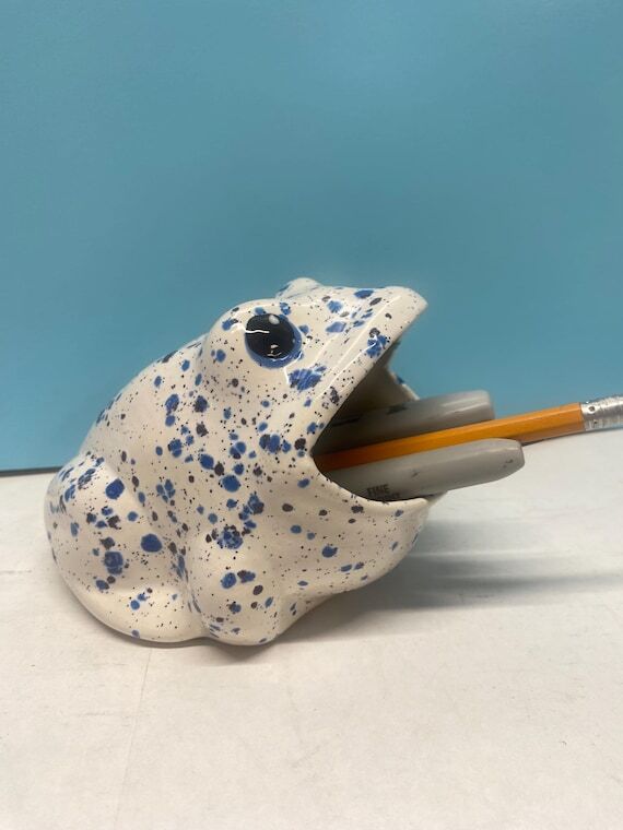 One of a kind Handmade ceramic glazed open mo...