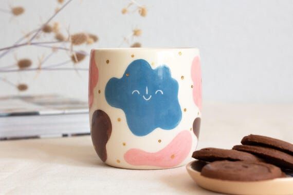 SECONDS SALE Handmade Ceramic Tumbler, Aesthe...