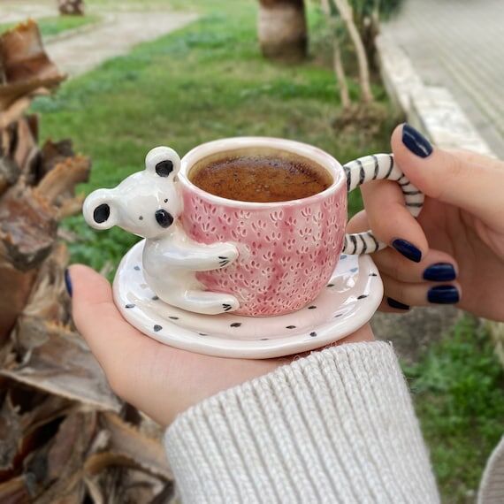 Cute Espresso Cup , Customizable Coffee Cup ,...