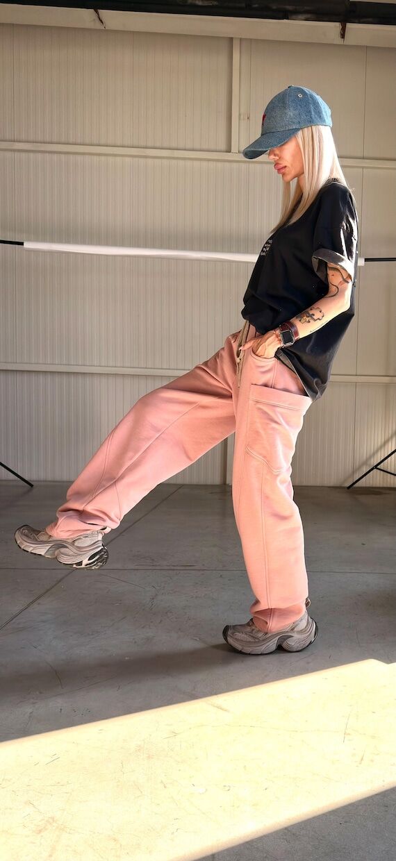 Cotton Harem Pants Casual Wide Leg Drop Crotc...