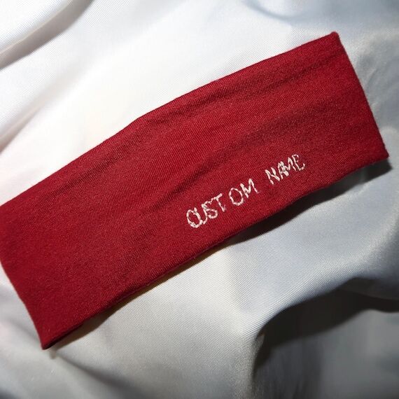 Custom Embroidered Sporty Headband: Non-Slip,...