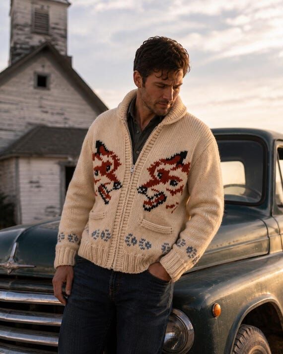 Fox Cardigan Inspired Hail Mary Canadian Styl...