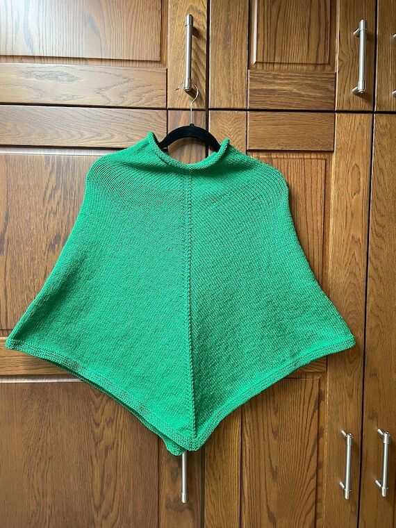 Women's Basic Poncho - READY TO SHIP - Med - ...