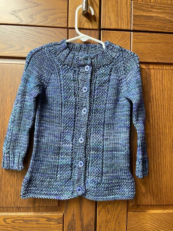 Girls Knitted Cardigan Coat - 2 Yr - READY T...