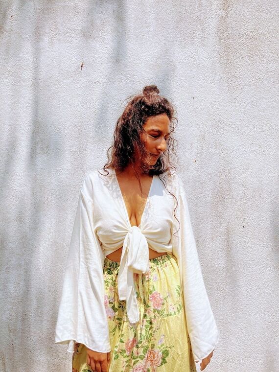 Handmade Hemp Crop Top / Organic Hemp / Boho ...