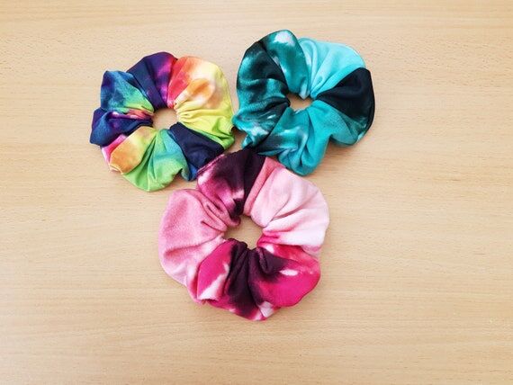 Y2K harajuku, Kawaii scrunchie, Tie dye scrun...