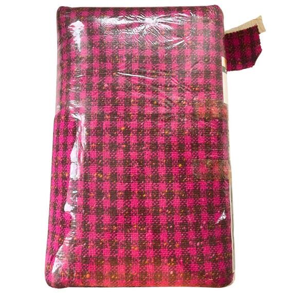 Vintage McNutt Donegal Tweed Fabric: Handwove...