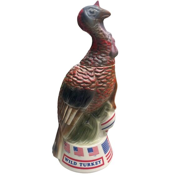 Vintage Wild Turkey Ceramic Decanter: Spirit ...