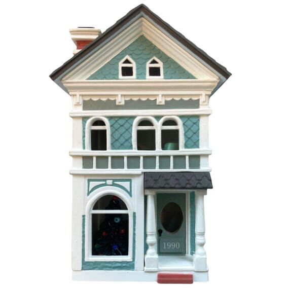 1990 Hallmark Holiday Home Ornament Nostalgic...