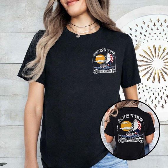 Comfort Colors Boats And Hoes Shirt, Prestige...