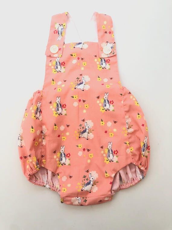 Peter rabbit baby romper 0 to 2y new vintage ...