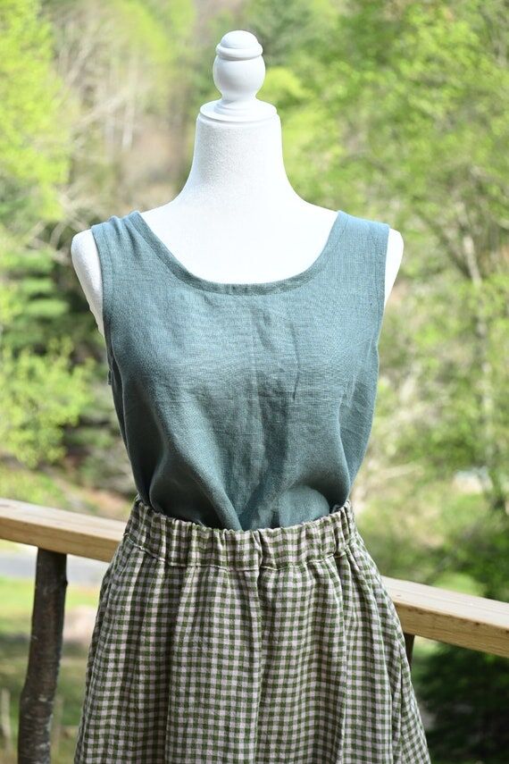 The Everyday Tank - Linen Tank Top...