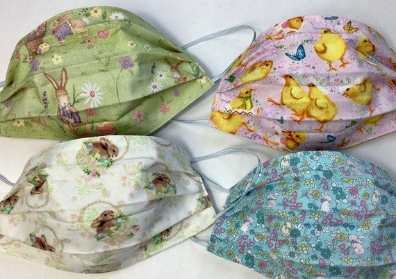 Easter Bunnies & Chicks Mask Set of 4 by Coun...