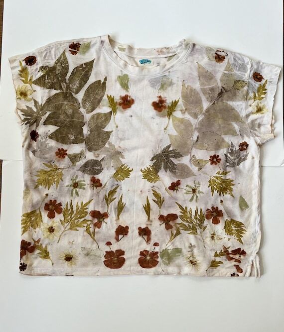 Natural Tie Dye Women’s Tee | Eco Dyed Boho...