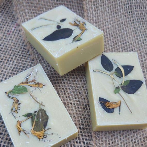 Handcrafted Honeysuckle Soap: Ylang Ylang Ess...