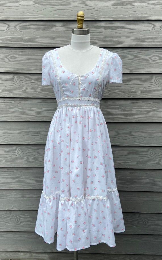 HANDMADE cottage core dress gunne sax style d...