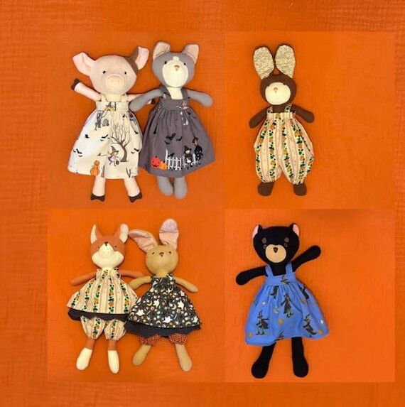 14" doll or animal Halloween Outfits To...