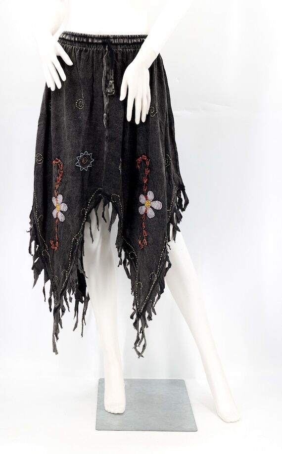 Cotton Hippie Handmade Floral Embroidered Sto...