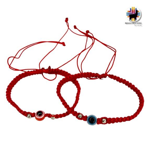 Evil Eye Bracelet. Handmade Red String Bracel...