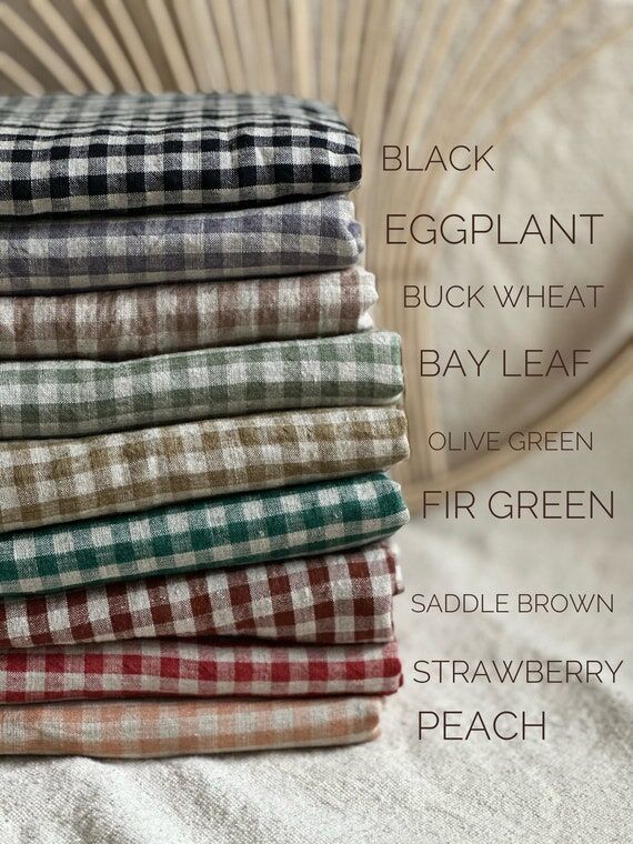 Cottage Linen Fabric Soft Breathable, 100% F...