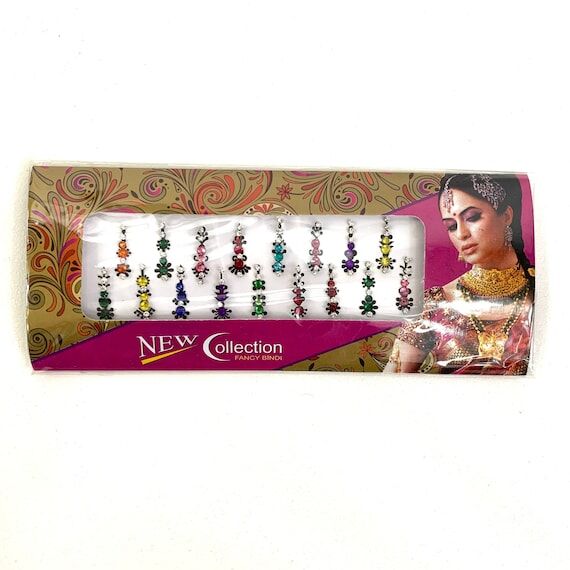 Gemstone Deluxe Bindi Pack of 17 - Large Gem ...