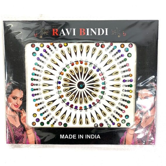 Deluxe Bindi Pack of Face Jewellery. Face Gem...