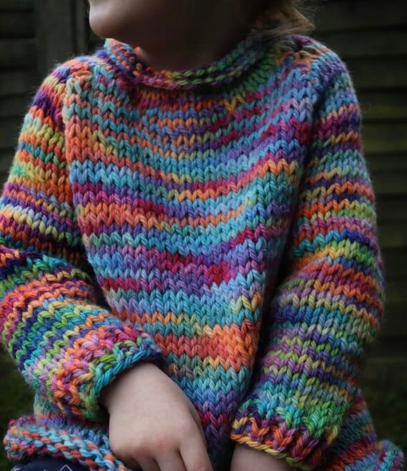 Playtime Sweater Kids Easy Chunky Knitting Pa...