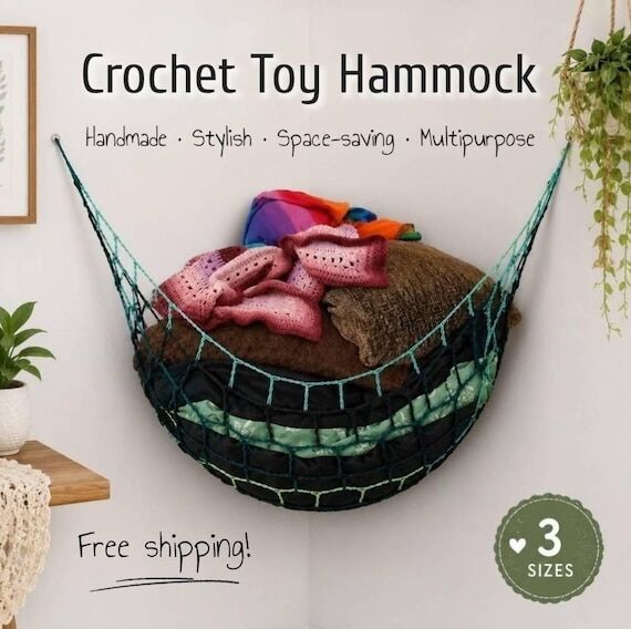 Crochet Toy Hammocks | Stylish |Multifunction...