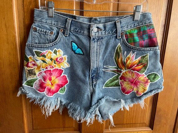 The Rachel Levi Cutoffs / Upcycled Levi Short...