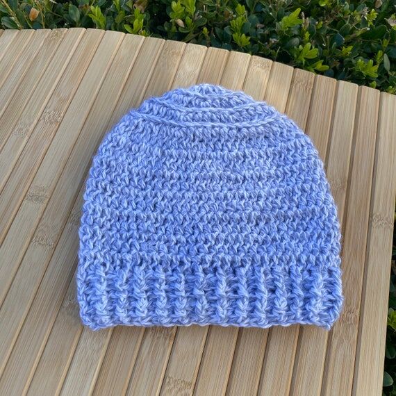Grey Baby Beanie | Colorshift Style | Boho Ch...