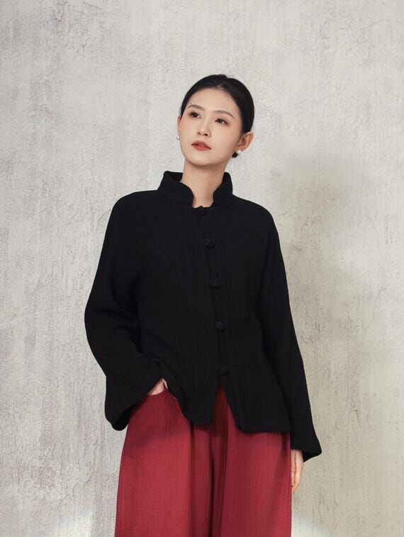 Long Sleeves Warm Blouse Spring Fall Shirts C...