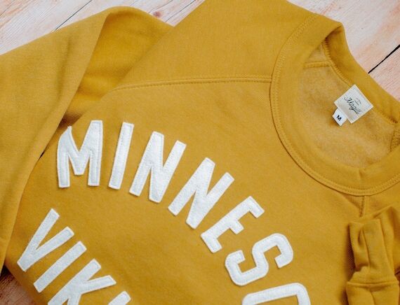 Custom Stitched Varsity Crewneck: Personalize...