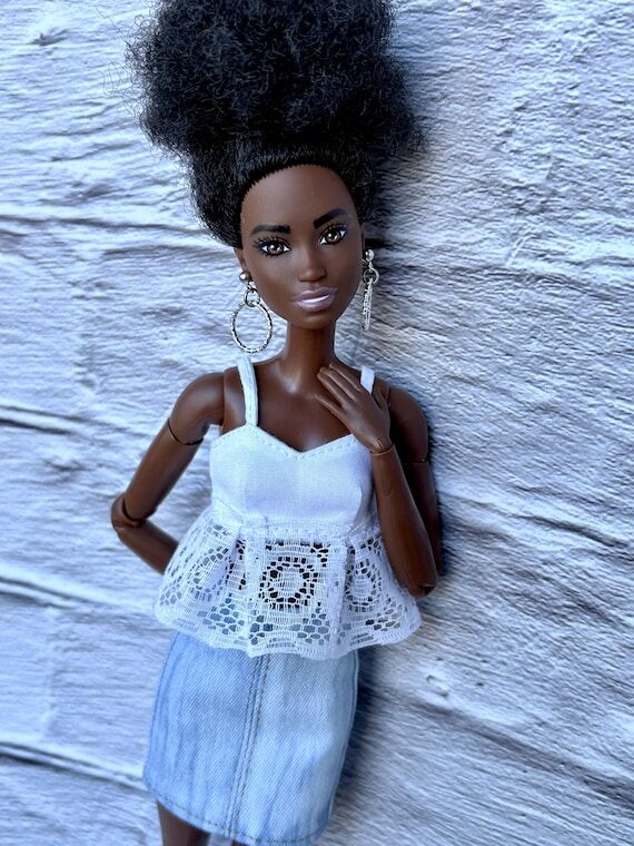 Doll Crop Top, 1/6 Scale Fashion Clothes, Dol...