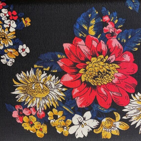 Sunflower Tencel Cotton Crepe Fabric 1 Metre ...