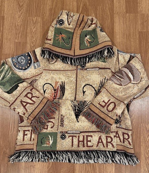 Handmade Blanket Sweatshirt (Fishing)...