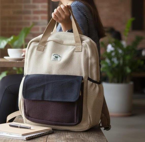 Namaste Natural Gheri Unisex Handmade Backpac...