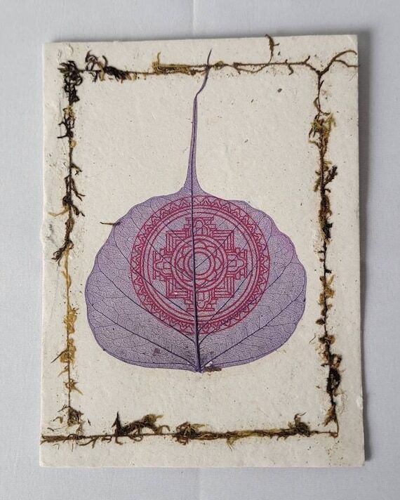 Handmade Lokta Paper Greeting Card: Nepalese ...
