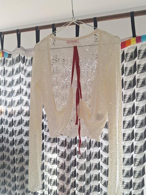 super long sleeve Kaat Tilley cardigan size (No Social Media)...