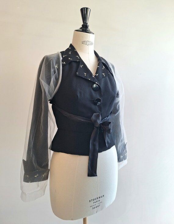 sleeves old stock Dries van Noten see through...