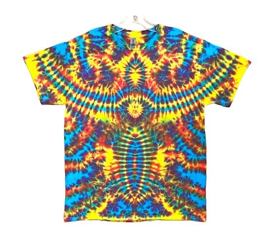 Tie Dye Shirt | Neon Rainbow Phoenix Drip | H...